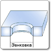 Отверстие с зенковкой