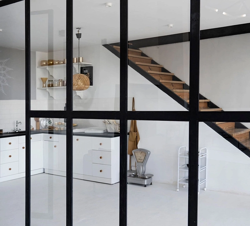 Перегородки из стекла