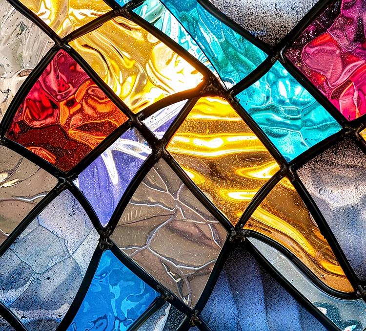 Витражи от Московской зеркальной фабрики на Нагорной 17